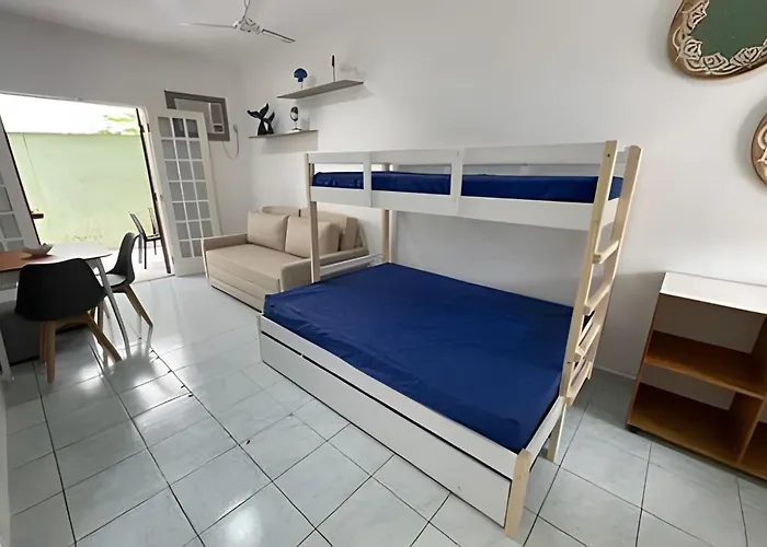 Pé na Areia Praia das Toninhas, C/ Ar e no Térreo